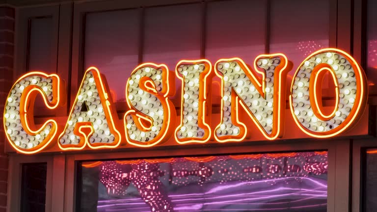 Flashing Casino Sign