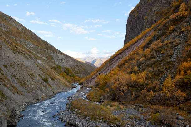 Free Stock Photo of River Flowing Through Valley Surrounded by ...