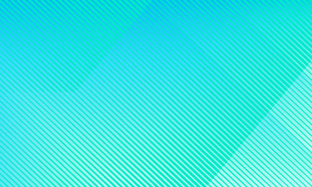 ilustraciones, imágenes clip art, dibujos animados e iconos de stock de background with diagonal stripes and geometric shapes - azul turquesa