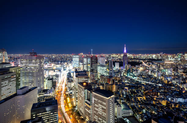 istock Shinjuku Cityscape on Cold Winter Night 1978540652