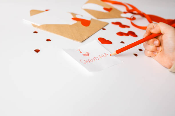 Text: I love grandma, children's creativity gift.
