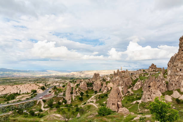 istock Unique geological forms in Cappadocia. Uchisar valley as seen from citadel. Nevsehir, Turkey (Turkiye) 1978619747