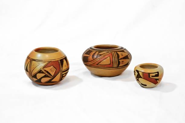 istock Three traditional handcrafted Hopi bowls 1978742713