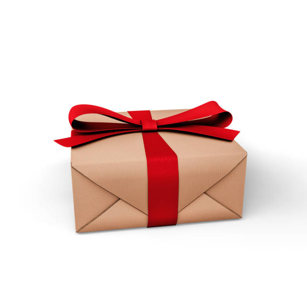 istock Gift Box. Template for Present, Valentine, Birthday or Wedding Banners. 3D Illustration. File with Clipping Path. 1978955339