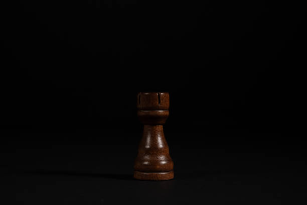 Chess piece isolated on white background
