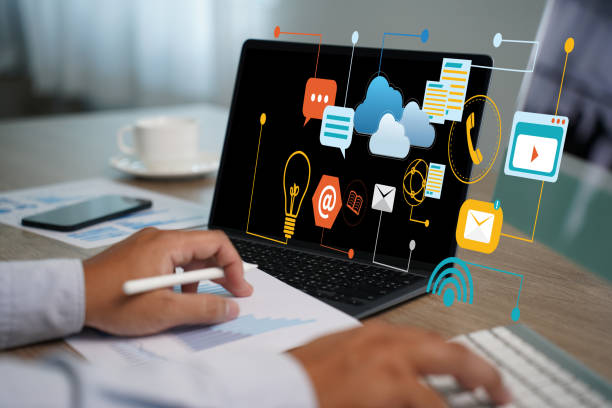 istock DIGITAL MARKETING new startup project MILLENNIALS Business team hands at work with financial reports and a laptop 1979088068