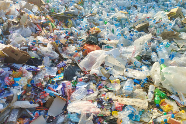 istock waste plastic bottles and other types of plastic waste 1979159291