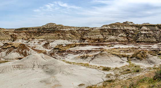 The colourful rocks of Painted Desert National Park, Arizona