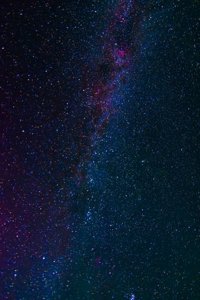 beautiful starry night sky with stars, milky way, galaxies