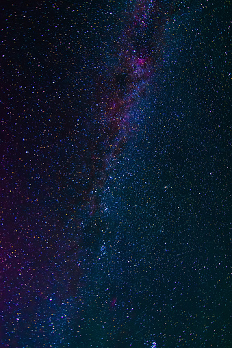 beautiful starry night sky with stars, milky way, galaxies and constellations