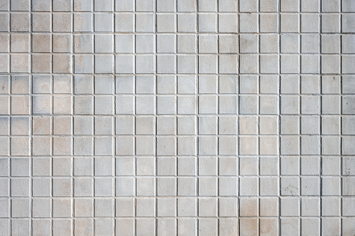 Photo of white tiled and grout
