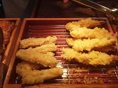 Yakitori, and tempura and agemono