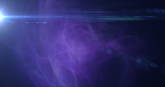 Purple energy cosmic dust and wave lines futuristic magical glowing bright. Abstract background.