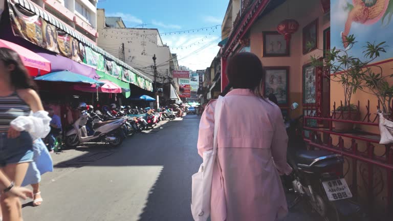 Woman shopping at a grocery market