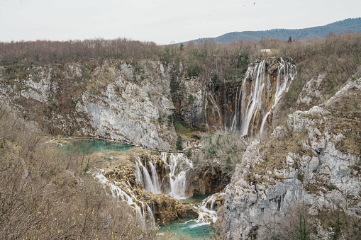 waterfall of Plitvice lake