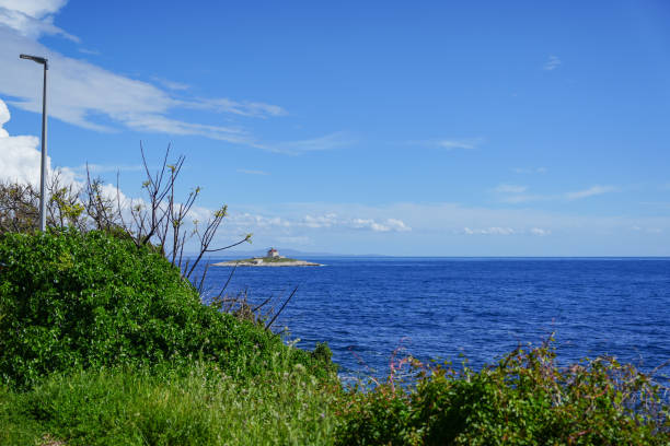 Island on adriatic sea