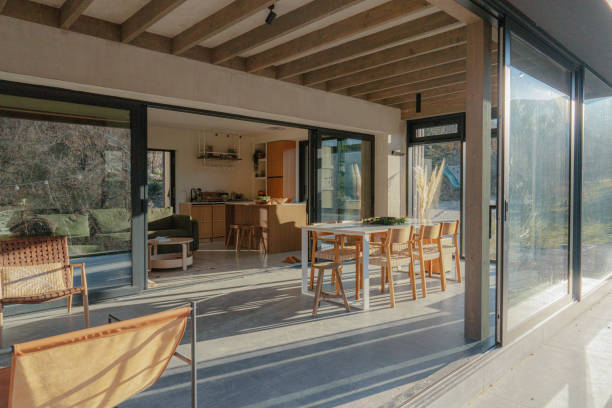 istock Interior of a cabin house 1979413442