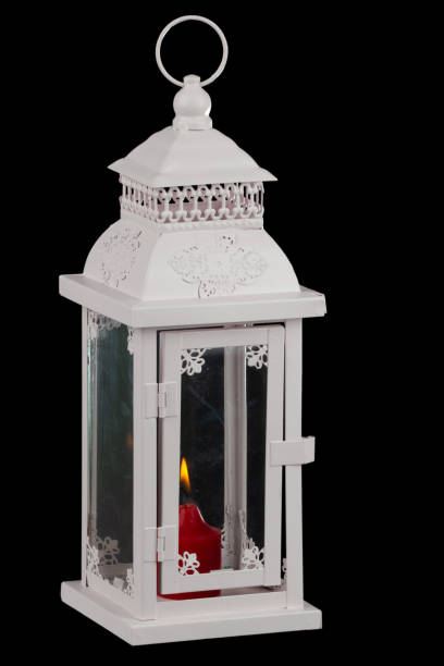 istock Retro vintage candle brass lantern 1979456650
