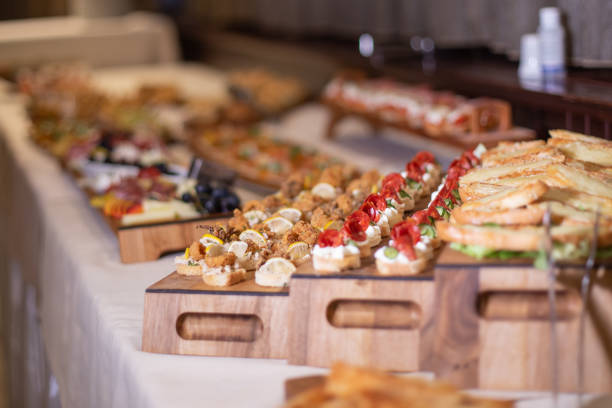 istock Table full of with mini food 1979485036