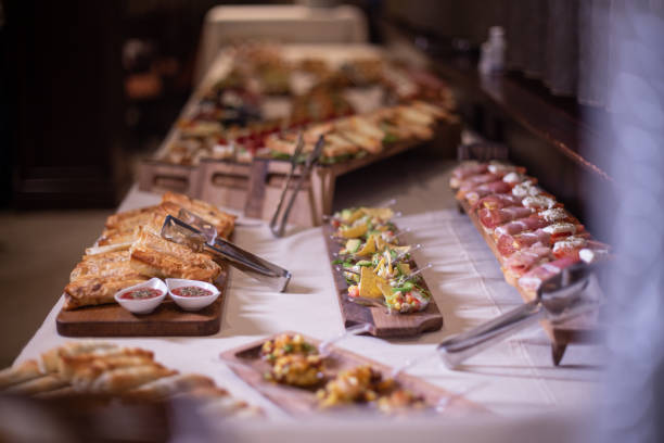 istock Table full of with mini food 1979485548