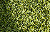 Pile of mung beans in market