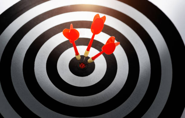 istock Dart board with three darts in the red bull's-eye 1979497192
