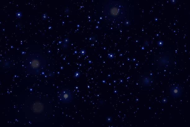 istock Background of falling particles of magic dust. Energy light of blue dust particles. 1979676583