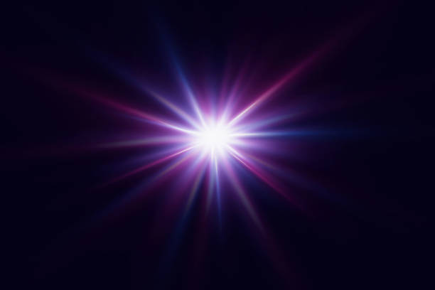 light effect star flashed. glare of light and flash. - fantasy sunbeam backgrounds summer stock illustrations