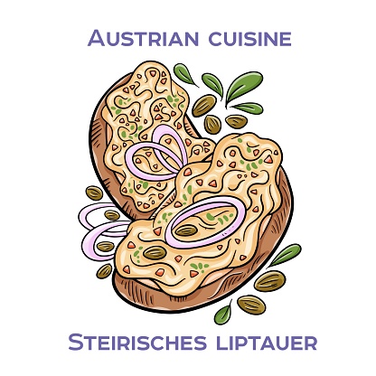 Steirisches Liptauer is a spreadable cheese made from Liptauer cheese, quark, butter, and various spices. It is a popular dish in Styria, Austria, and is often served with bread, crackers, or pretzels