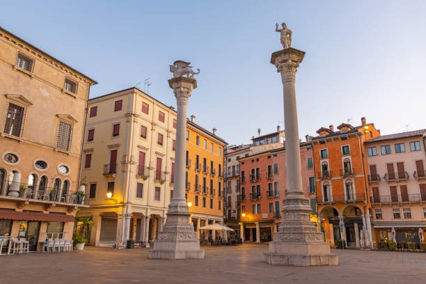 istock Vicenza - Piazza dei Signori at dusk. 1979716573