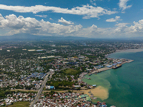General Santos, the city near the Sarangani Bay. Mindanao, Philippines.