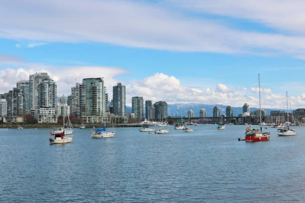 istock Winter View of False Creek in Vancouver 1979863057