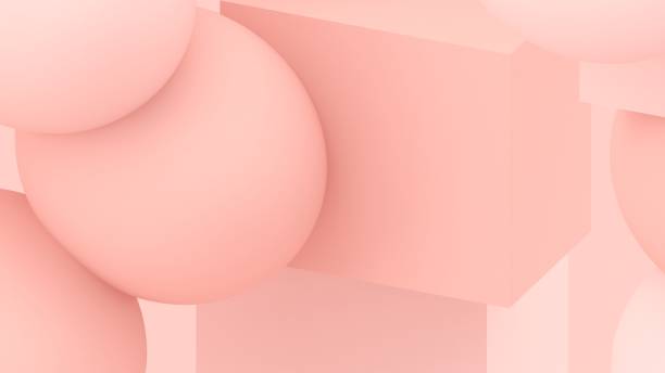 istock 3d bubbles. Spheres background. Abstract wallpaper. Flying geometric shapes. Trendy modern illustration. 3d rendering. Falling abstract balls. Colorful poster backdrop. Minimal style. 1979879540