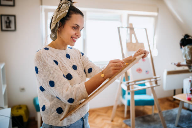 istock Young female artist 1979913494