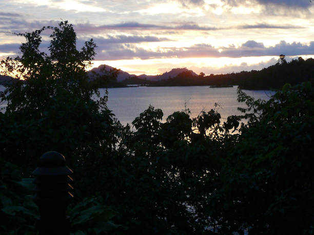 istock Evening sky on a tropical island. 1979936677