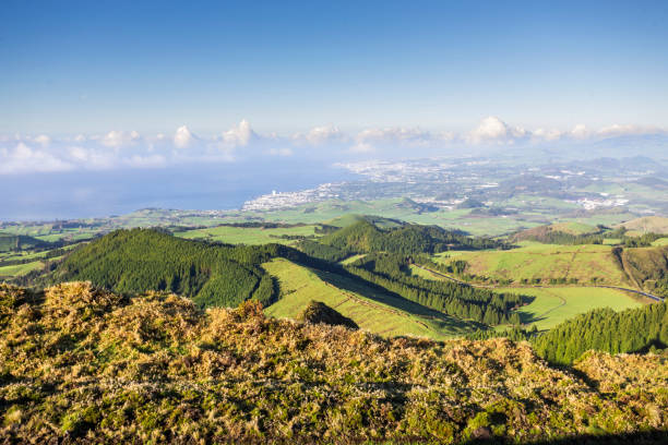 São Miguel island in Azores stock photo