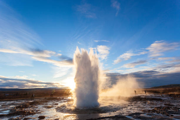 istock Strokkur (the Churn), Geysir, Golden Circle, Iceland 1979954599