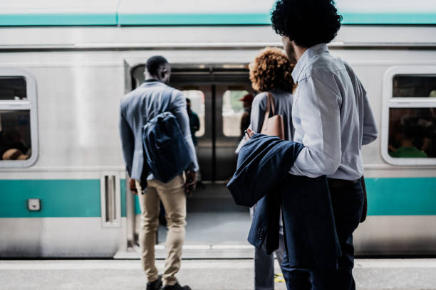 istock Business people entering the subway 1979967684