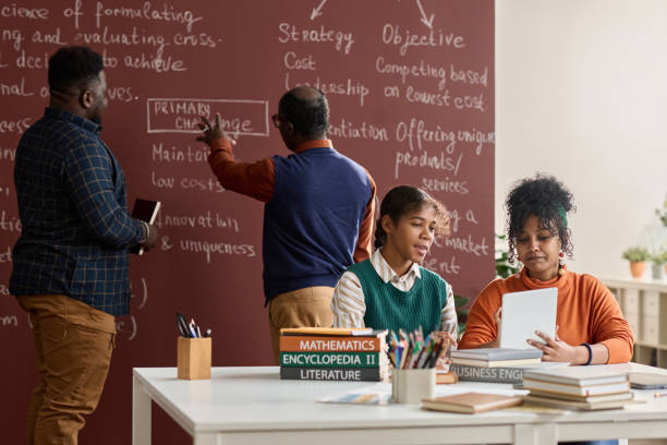 istock Group of Black People Studying in College 1980000300