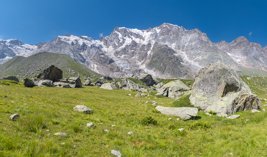 The Monte Rosa and Punta Gnifetti paks - Valle Anzasca valley.