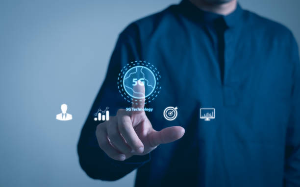 istock Businessman connected global business with smart 5G network connection concept. 1980007166
