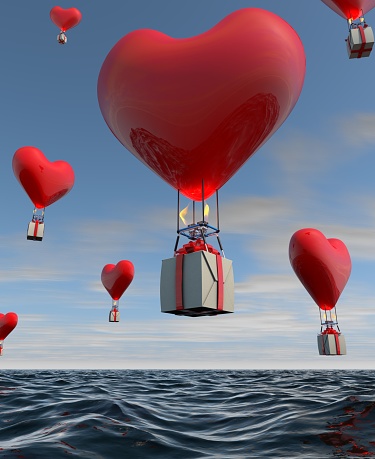 Heart Shaped Hot Air Balloon
