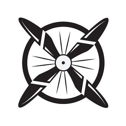 propeller icon vector element design template web
