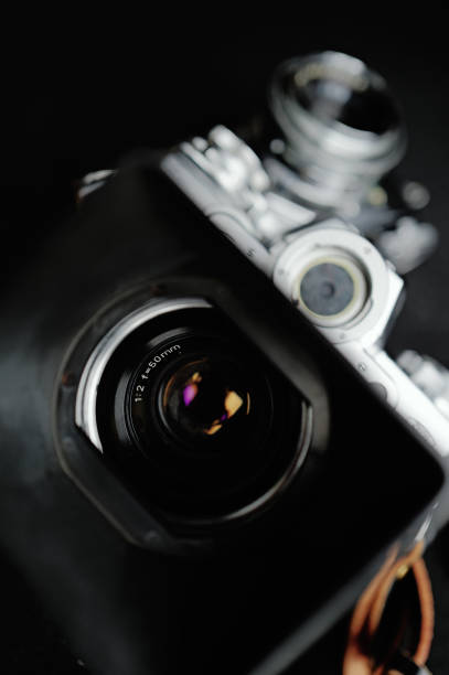 istock Vintage Charm: Film Cameras from Half a Century Ago 1980100180