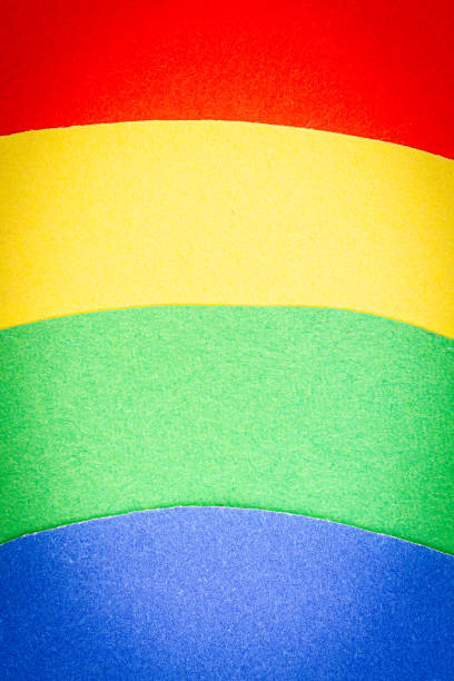 istock Multicolor background from a paper of different colors 1980101807