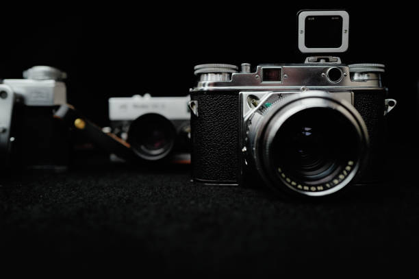 istock Vintage Charm: Film Cameras from Half a Century Ago 1980119243