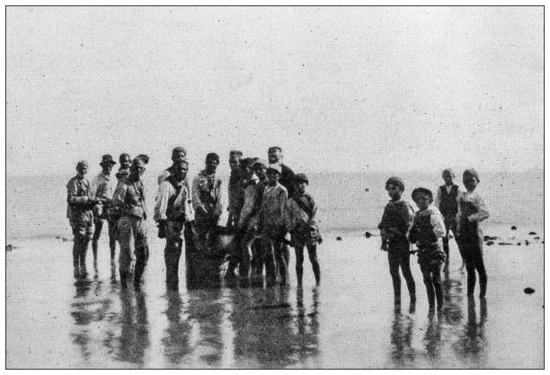 Sport and pastimes in 1897: At the beach