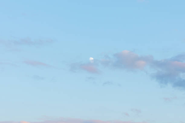 istock Purple Sky and moon beautiful clouds with colored background. 1980156357