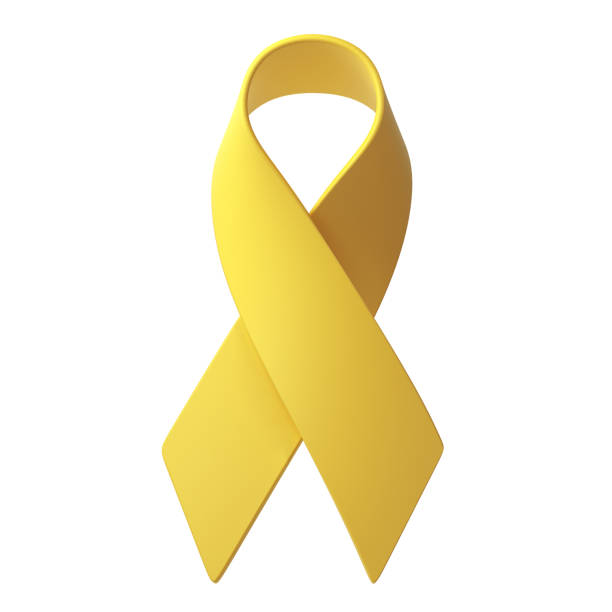 istock 3d Yellow ribbon awareness Adenosarcoma, Bladder Bone Cancer, Endometriosis, Sarcoma, Spina Bifida illustration 1980176739