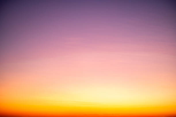 istock Beautiful , luxury soft gradient orange gold clouds and sunlight on the blue sky perfect for the background, take in everning,Twilight, Large size, high definition landscape photo 1980195191